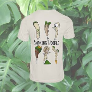 Shirt Prints Smoking Doodle Textile Prints, textil aufbügler